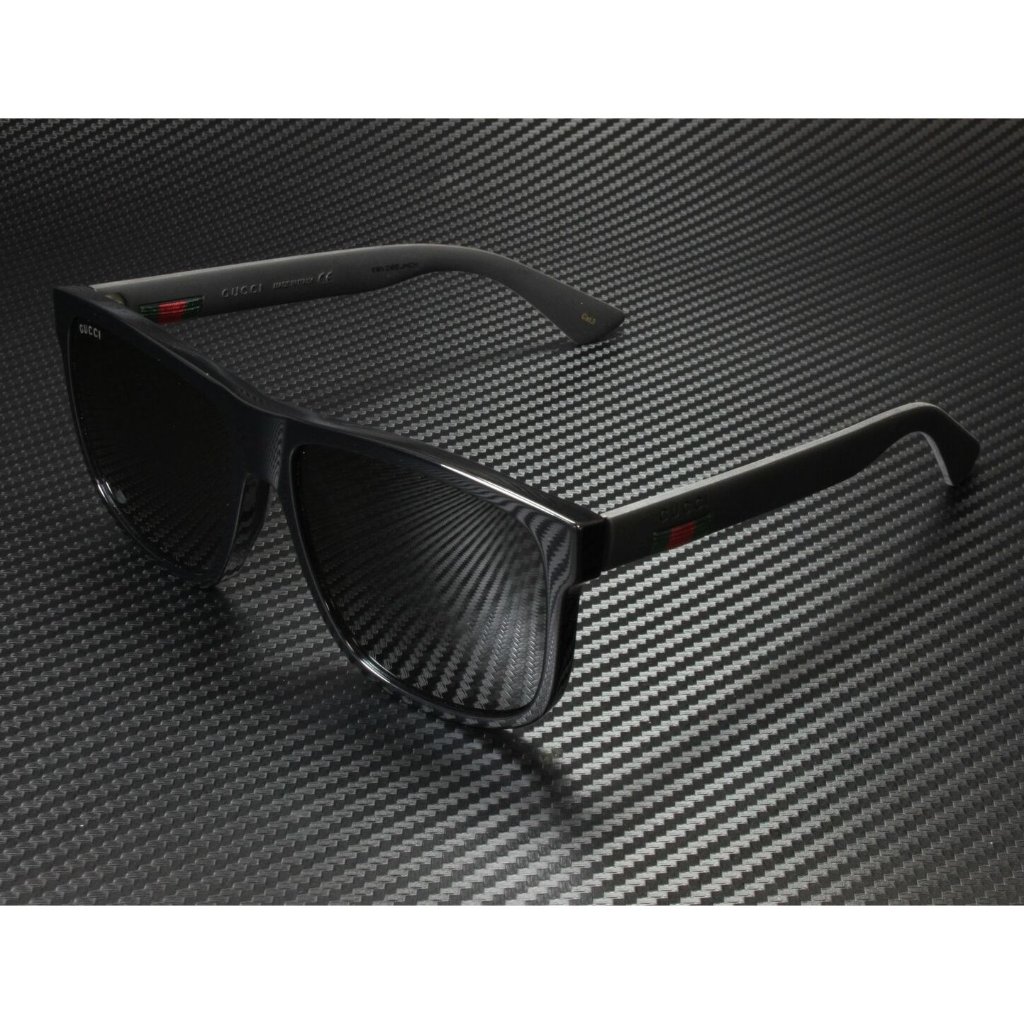 Mens Gucci Smoked Black Sunglasses